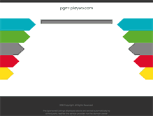 Tablet Screenshot of pgm-players.com